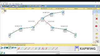 Rip Configuration Cisco Packet Tracer [upl. by Johst]