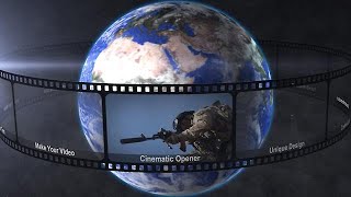 Create a Rotating Planet with Rotating Film in 360 Loop Video  MakeWebVideocom [upl. by Tiloine]