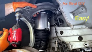 2007 Mercedes E550 Air Strut Replacement W211 Arnott Air Strut Install [upl. by Tsenre]