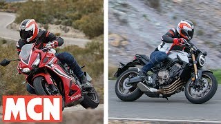 Honda CB650R and CBR650R review  Motorcyclenewscom [upl. by Kannan162]