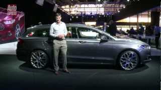 Ford Mondeo at the 2012 Paris Motor Show  Auto Express [upl. by Nojed190]