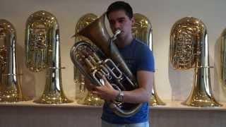 Lewis Musson at Miraphone performs Neath Dublin Skies by Paul LavattCooper [upl. by Hoag580]