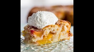 Nectarine Cobbler Recipe  How To Make Nectarine or Peach Cobbler [upl. by Gensler]