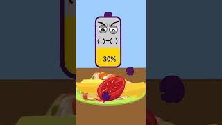 Hungry Battery  Asmr Mukbang Animation  NCR Animation shorts mukbang ncranimation [upl. by Ardnosak]