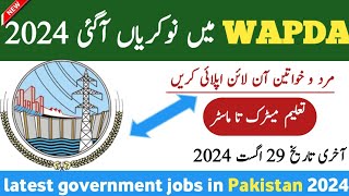 Latest WAPDA Govt Jobs August 2024 –Latest Government Jobs in Pakistan– Jobs in Pakistan today 2024 [upl. by Naida928]