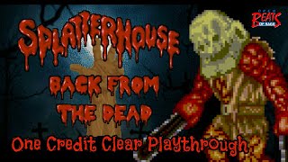 Splatterhouse Back from the Dead OpenBOR  1CC Playthrough [upl. by Jarlen]