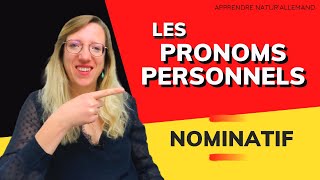 🇩🇪 ICH DU ER SIE ES en allemand  LES PRONOMS PERSONNELS AU NOMINATIF [upl. by Eedyah136]