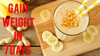 How To Gain Weight  Weight Gain For Skinny People Healthy Weight Gain Naturally [upl. by Suirradal]