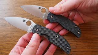 Spyderco Sage 5 vs Sage 1  Comparison [upl. by Burn889]