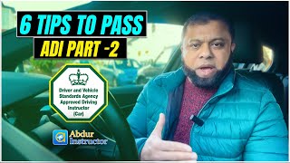 6 TIPS TO PASS ADI PART2 DRIVING TEST [upl. by Pentheas]