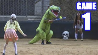 HALLOWEEN SPECIAL  Offseason Softball Series  Game 1 [upl. by Filemon]