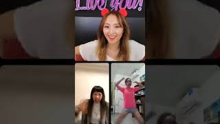 Fans latinos bailaron frente a la coreógrafa de Itzy y Twice 😱 LiveYou [upl. by Ralina]