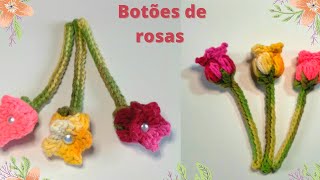 Botão de rosa para aplicação Ci artesanatos [upl. by Andra75]