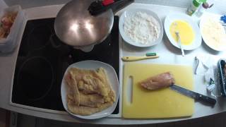 Real Time Cooking Wiener Schnitzel [upl. by Yvonner]