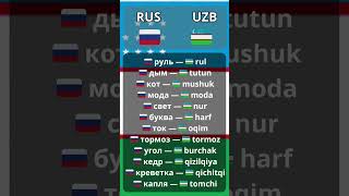 RUSCHA UZBEKCHA Lugat rus uzb Lugat Layk va Obuna boling Iltimos [upl. by Yelkreb]