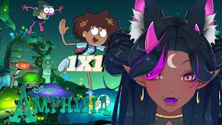 WE JOINED THE FROG FAM  AMPHIBIA EPISODE 1 Season 1 REACTION [upl. by Aihselat738]