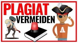 Plagiat vermeiden  5 todsichere Tipps gegen Plagiarismus in deiner wissenschaftlichen Arbeit 🏴 ☠ [upl. by Graner544]