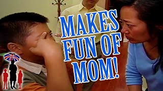 Boy Makes Fun Of Moms Appearance  Supernanny [upl. by Margo210]