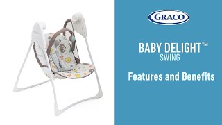 For rest or play the Graco Baby Delight™ swing [upl. by Phillada]