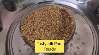 Idli Podi Recipe Chutney Podi idlipodi chutneypowder spicypodi [upl. by Avik]