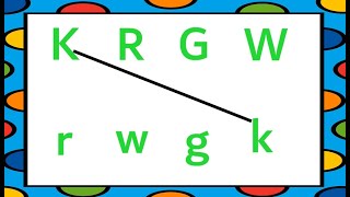 Matching Uppercase and Lowercase Letters Part 1  Learning the Alphabet [upl. by Antonietta]