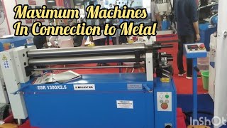 Maximum Machines  One Company  Metal Works  amtex machines Exhibition 2024  Delhi [upl. by Ovid]