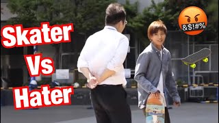 🛹SKATERS Vs HATERS🤬 2021  Karen Vs Skateboarders😂 MUST WATCH 😳 [upl. by Ydnirb409]