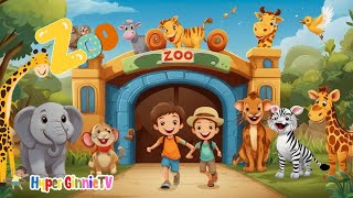 🎶 Zoo Song  Hyper Ginnie TV Educational Song amp Nursery Rhymes cocomelon 🎵 [upl. by Thomey984]