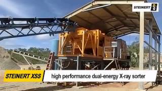 Ore sorting in Australia using the STEINERT XSS T  xray sensor technology [upl. by Sessilu]