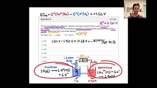 Galvanic and Electrolytic Cells  Practice Exam 31  Spring 2023 [upl. by Ttemme]