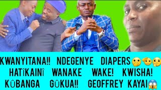 KWANYITANA MC DEGENYE DIAPERS WOI WANAKE WAKE KWISHA😱😱GÎKUÛ KÎA DEGENYE😭😭👉 GEOFFREY KAYAI😵 [upl. by Latif]