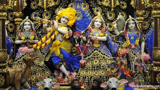 11th Sep 24  Sringar Aarti Darshan  Sri Sri Radha Gopinath Mandir  ISKCON Chowpatty Mumbai [upl. by Matilde]