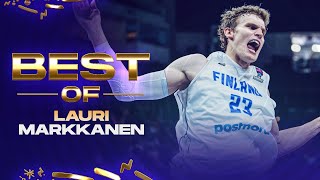 LAURI MARKKANEN 🇫🇮 Dunking all over Europe  EuroBasket 2022 [upl. by Eartnoed]