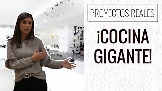 Diseño cocinas Ideas para cocinas modernas ¡Cocina gigante [upl. by Aihsilat204]