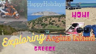 Exploring Aegina Island  Vacation in Greece  TRAVEL VLOG Mads [upl. by Levana]