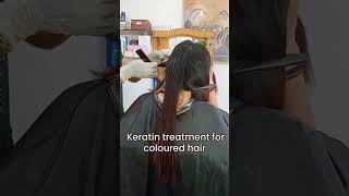 Keratin treatment hair steghtning smoothening 😍😍 [upl. by Aram]