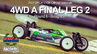 4wd A Final Leg 2  Round 6 Boughton  BRCA Nationals 2024 [upl. by Normalie808]