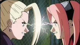 SAKURA VS INO  FULL FIGHT [upl. by Nnoryt]