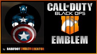 BO4 Emblem Tutorial  Captain America [upl. by Eryn]