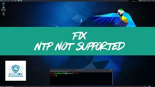 Parrot OS  Fix NTP not supported [upl. by Earahc612]