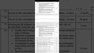 Bütün imtahan tarixləri DİM 2023 short [upl. by Kari216]