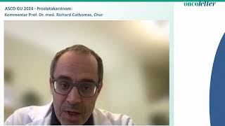 ASCO GU 2024  Prostate Cancer Comment Prof Dr med Richard Cathomas Chur [upl. by Euqirne]