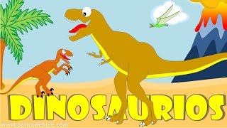 Dinosaurios para niños  Sonidos y nombres de Dinosaurios [upl. by Nwahsyar]