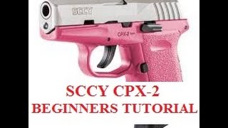 Aunt Jans Gun SCCY CPX2 Beginners Tutorial CCP Concealed Carry Pink Womens [upl. by Perdita879]