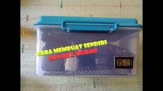 Dry box Camera DIY Murah  Menggunakan Box Kedap Udara Silica gel elektrik hygrometer [upl. by Anneliese761]