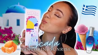 💙☀️NEW Escada Santorini Sunrise Perfume Review 💙☀️ [upl. by Astera566]