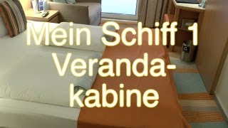 Alte Mein Schiff 1 Verandakabine bei TUI Cruises [upl. by Ila]