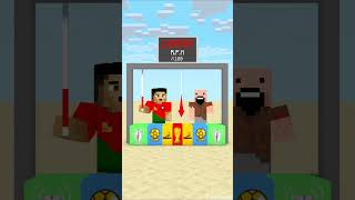 Help cristiano stop the fastest arrows😂 minecraftshorts trending [upl. by Ayar93]