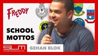 Sri Lankan School Mottos And What They Actually Mean  Gehan Blok at Freddy [upl. by Hoffert556]