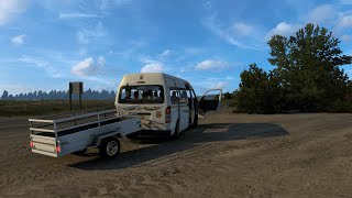 Toyota Quantum HIACE Sesfikile Mod with Trailer  Long Distance Taxi  CATA [upl. by Anehs]